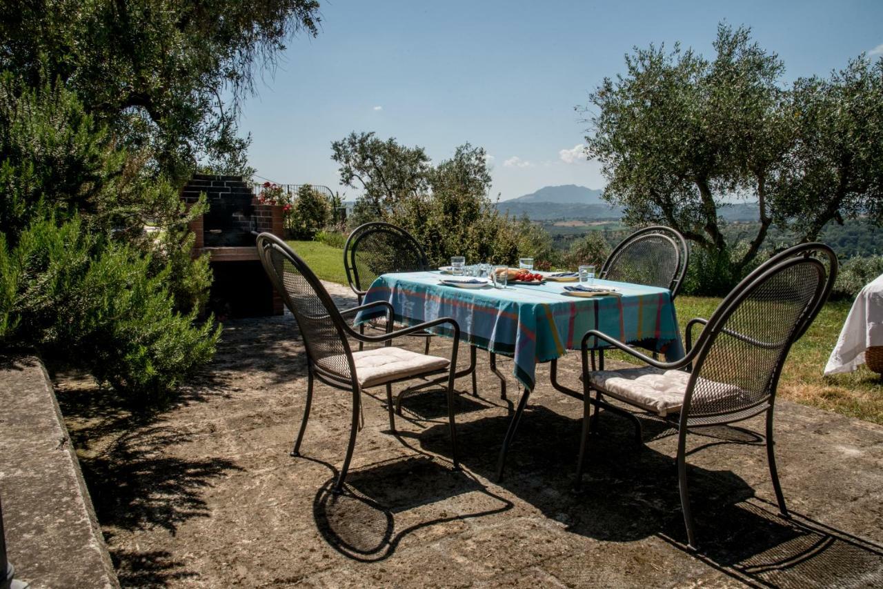 Villa Collebelvedere - Near Rome With Home Restaurant Fara in Sabina Bagian luar foto